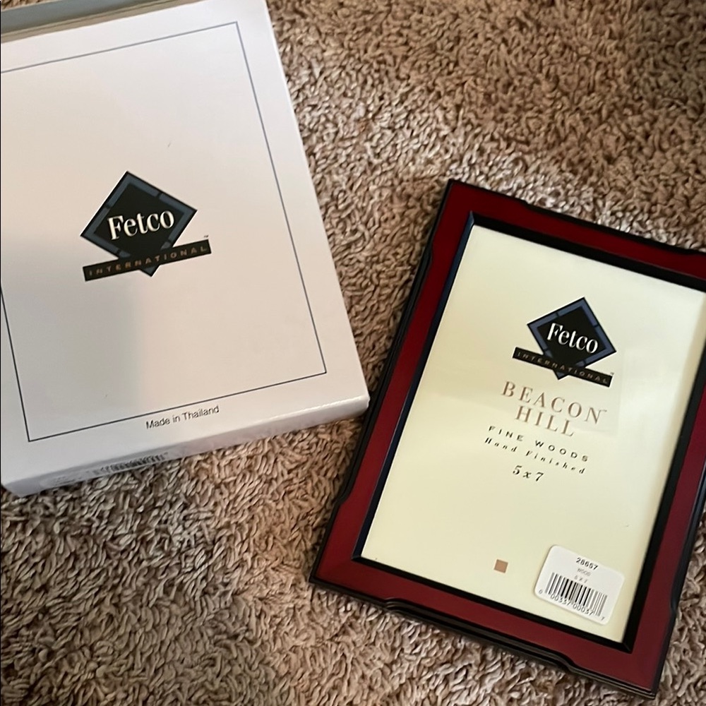 Fetco Red and Black Picture Frame